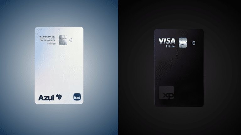 Comparativo de gigantes: Azul Infinite e XP Visa Infinite lado a lado