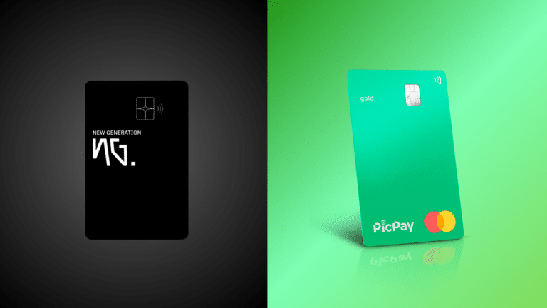 Tecnologia, benefícios e estilo: Cartão NG Cash e PicPay Gold lado a lado