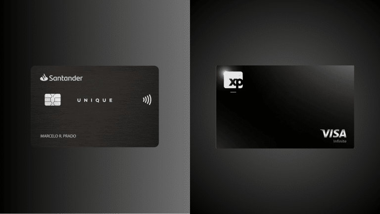 Duelo de gigantes: Santander Unique Pontos e XP Visa Infinite lado a lado