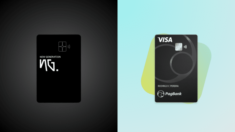 Comparando NG Cash e PagBank: Dois cartões, um objetivo em comum