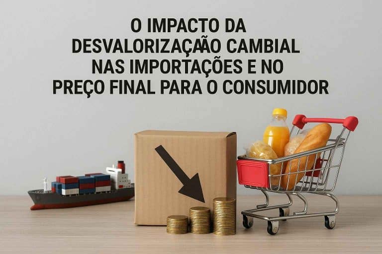 O impacto da desvalorização cambial nas importações e no preço final para o consumidor