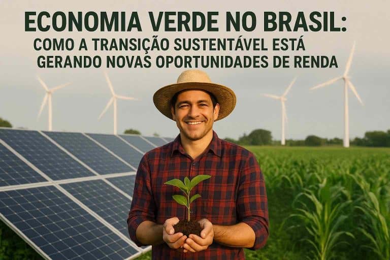 Economia verde no Brasil: como a transição sustentável está gerando novas oportunidades de renda