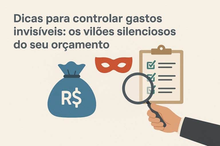 Dicas para controlar gastos invisíveis: os vilões silenciosos do seu orçamento