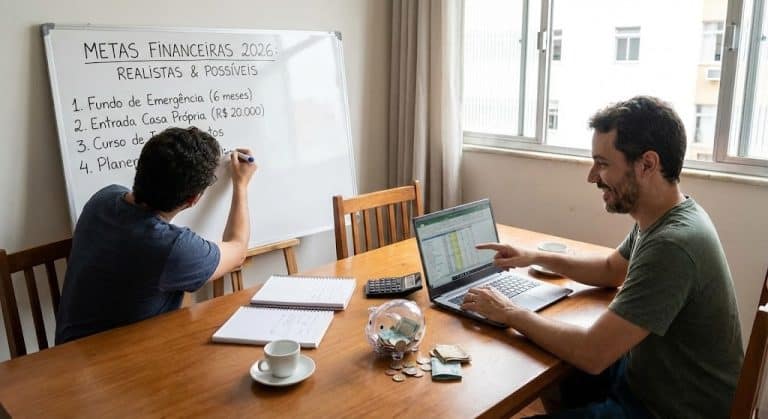 Como criar metas financeiras realistas: transforme objetivos em planos possíveis