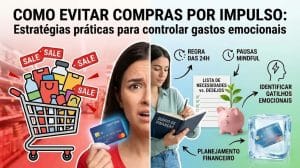 Como evitar compras por impulso: estratégias práticas para controlar gastos emocionais