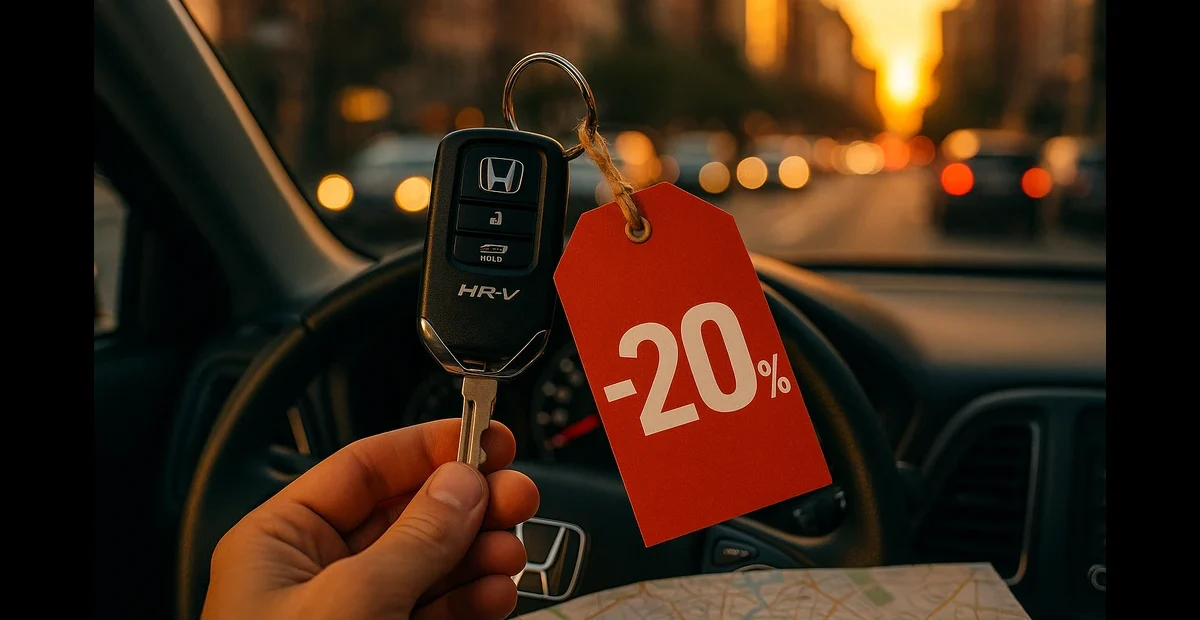 Honda oferece desconto de R$ 68140 agora no HR-V para taxistas e motoristas